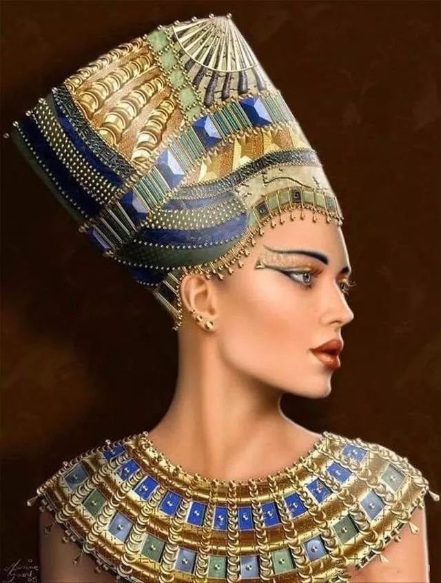 埃及头饰制作图片