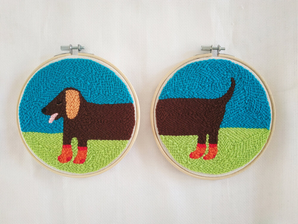 戳戳绣 俄罗斯刺绣 毛线绣