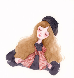 可爱的小姐姐头像(｡•̀ᴗ-)✧
水彩画

cr.@王大可vvv
