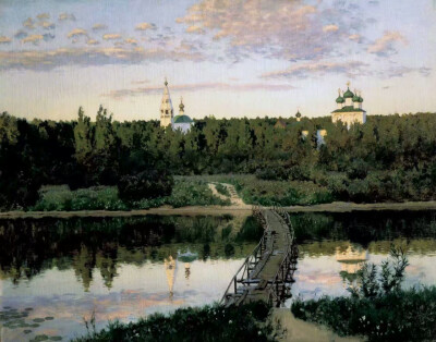 四季乡愁，质朴如诗-
俄国-Levitan（1860－1900） ​ ​​​