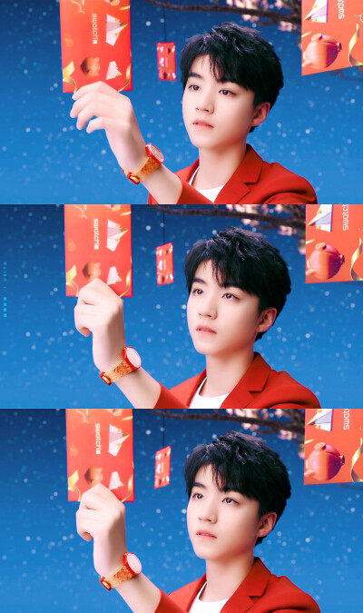 王俊凯×2019.01.25 swatch 哼哼猪视频截修×cr：logo