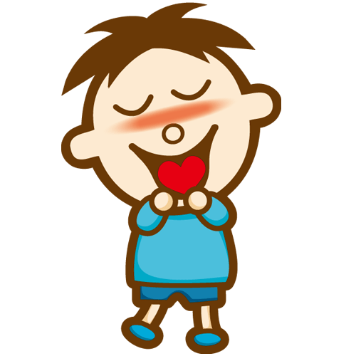 旺仔 免抠png贴纸 礼貌拿 啵唧