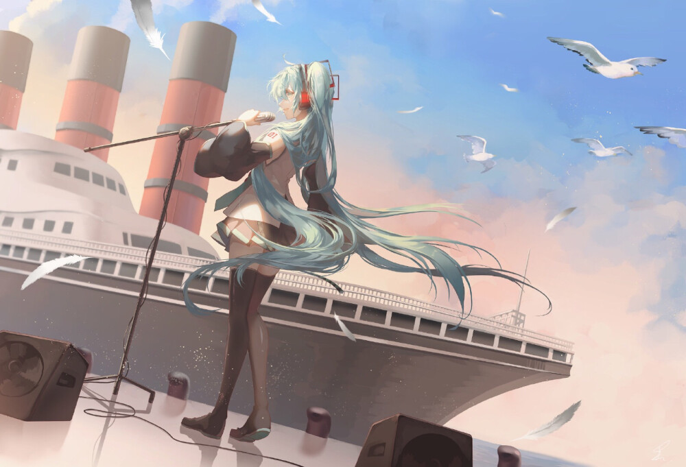 初音未来丨虎斑