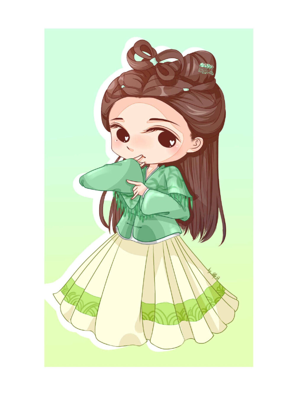 cr：_晞月
迪丽热巴手绘