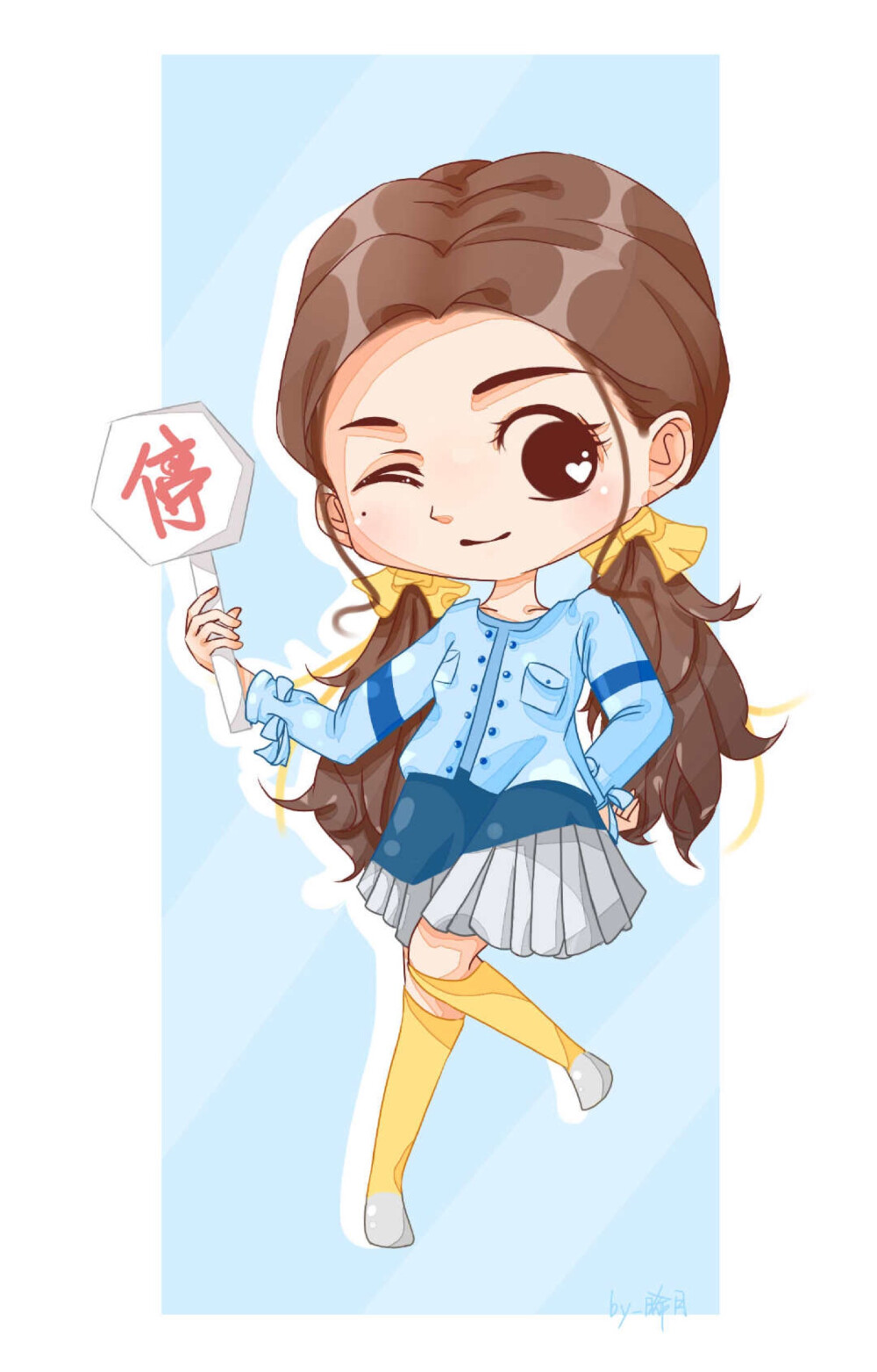 cr：_晞月
迪丽热巴手绘