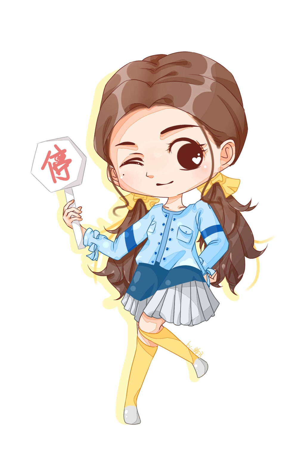 cr：_晞月
迪丽热巴手绘