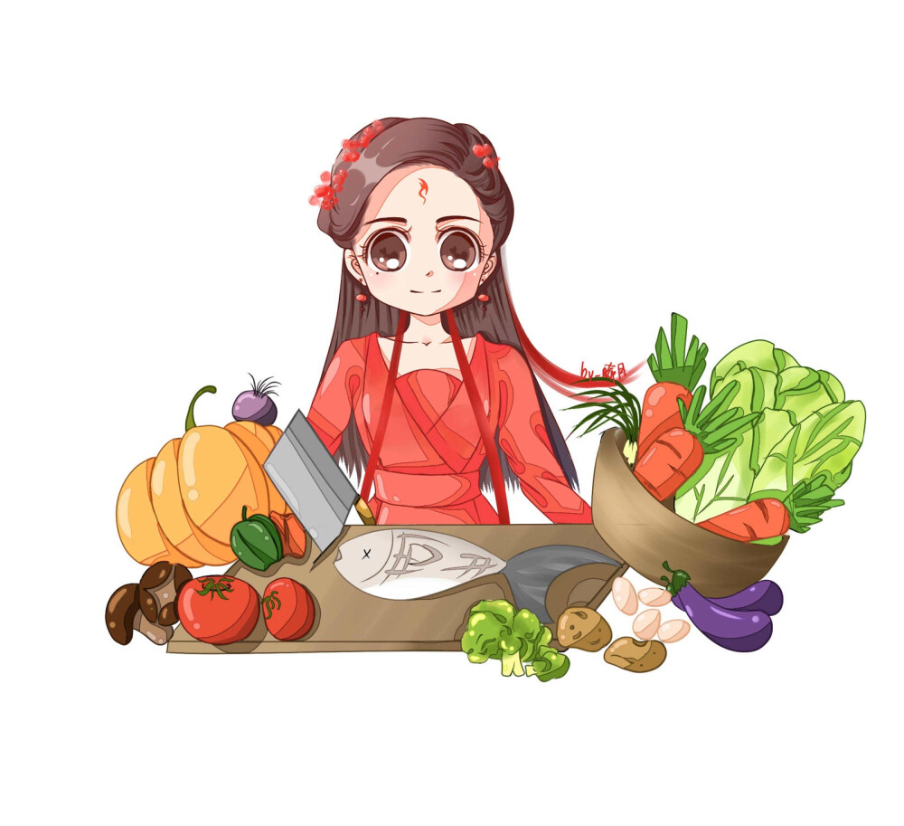 cr：_晞月
迪丽热巴手绘