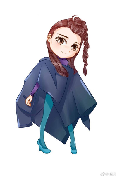 cr：_晞月
迪丽热巴手绘动漫