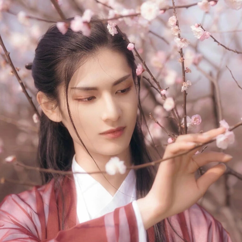 古风真人头像男头