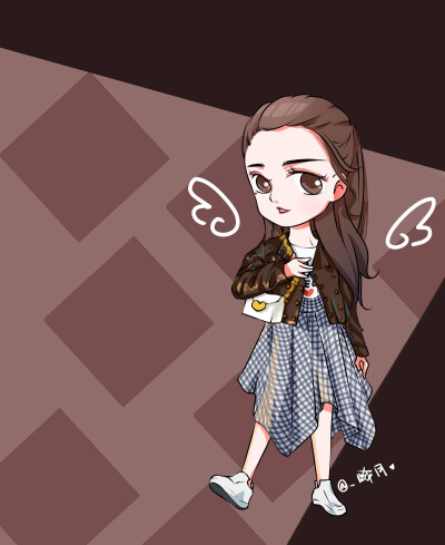 cr：_晞月
迪丽热巴手绘动漫