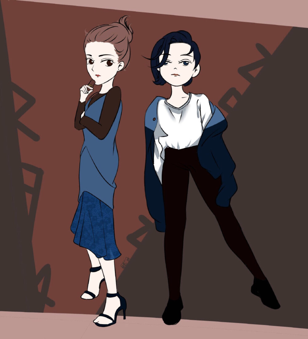 cr：_晞月
迪丽热巴手绘动漫