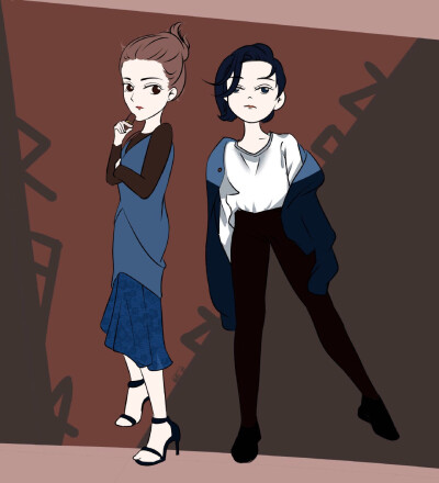 cr：_晞月
迪丽热巴手绘动漫