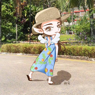 cr：_晞月
迪丽热巴手绘动漫