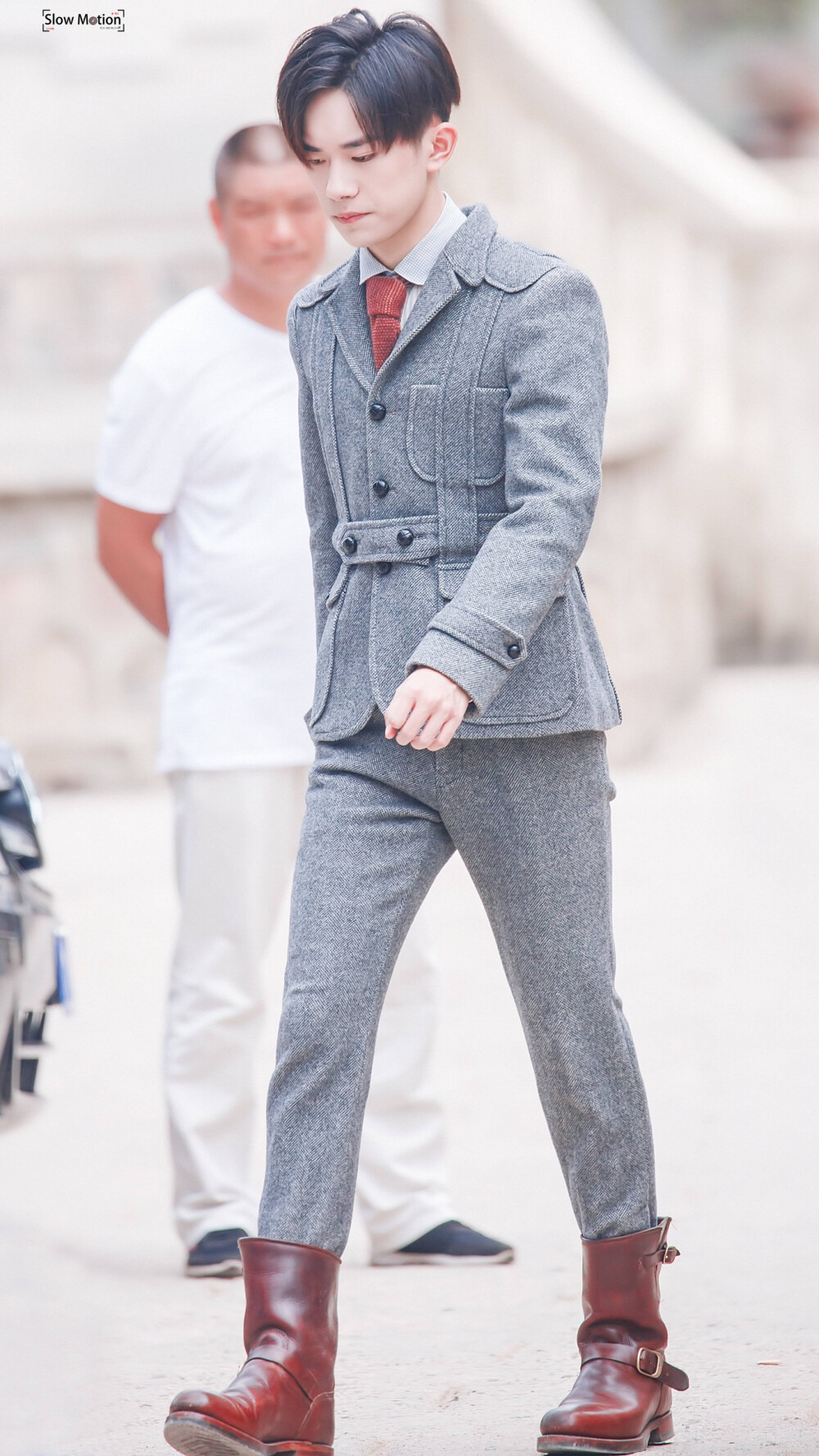 #易烊千玺 #tfboys 电视剧艳势番之新青年拍摄花絮 高清