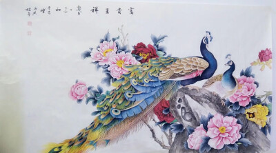 《脂姐每天一画》脂姐一直坚持学习画画，临摹名家作品提高自己。