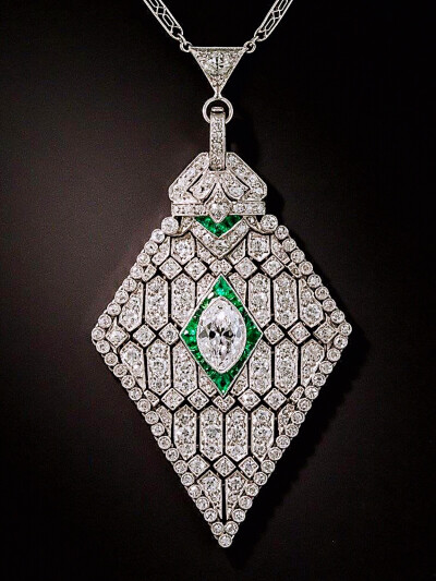 ART DECO装饰艺术风格吊坠