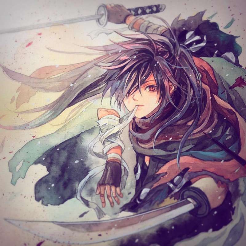 【多罗罗】百鬼丸@kurochan2512: Fanart Hyakkimaru from anime “Dororo”. I personally like this character very much #dororo #hyakkimaru #hyakkimarudororo #watercolor
https://www.instagram.com/p/BtLlj7-A1xn/?utm_source=ig_share_sheet&igshid=xo9paxe7x0ff