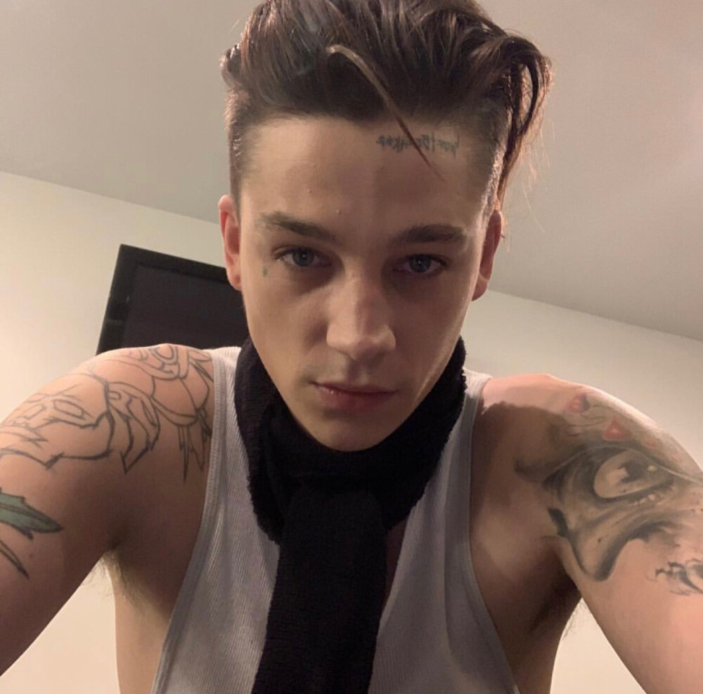 男模Ash Stymest. 图源模特本人ins：Ashstymest 