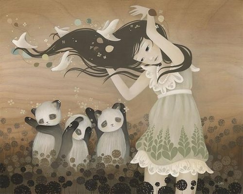 韩国画师Amy Sol唯美浪漫主义插画作品