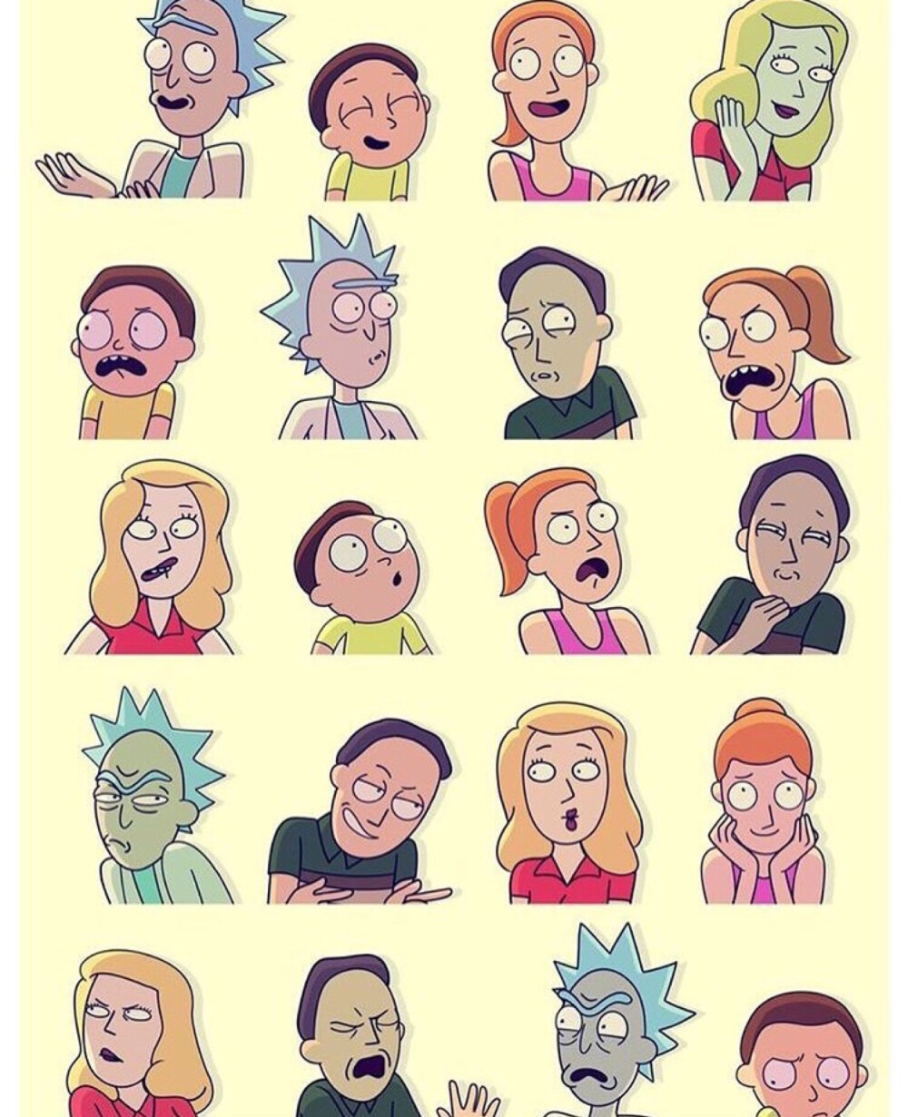 Rick and morty via: rickandmorty.offical