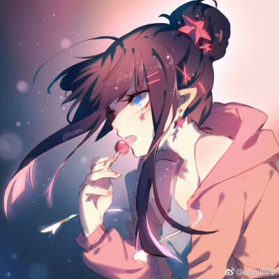 可爱 唯美 线稿