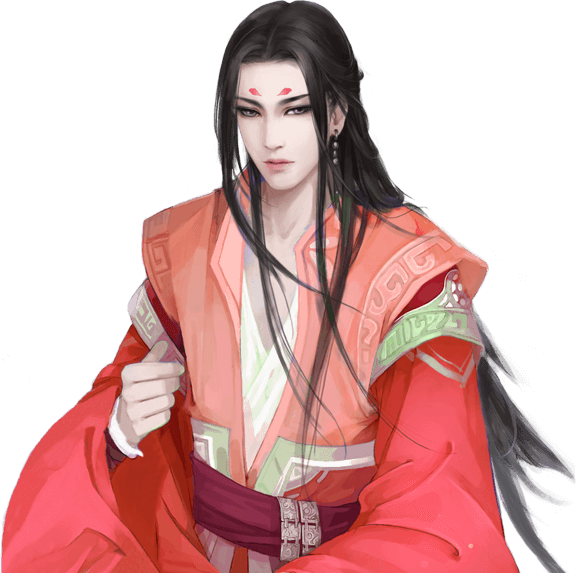 手绘古装美男