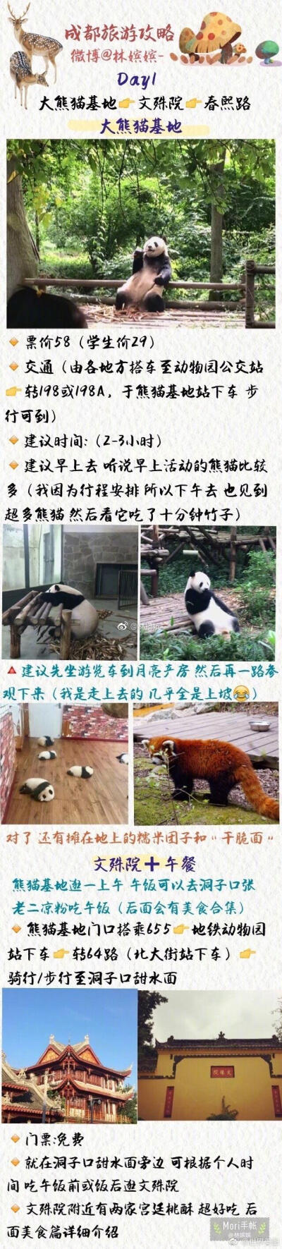 【单人的八天成都旅游】到成都去吃宽窄巷子，还要看可爱的大熊猫了以及各种逛。除了这些，当然还有惊喜啦去青城山、去牧场，还有四川阿坝藏族羌族自治州的风景。这是一篇你不可错过的攻略，另附美食还有民宿。想就这…