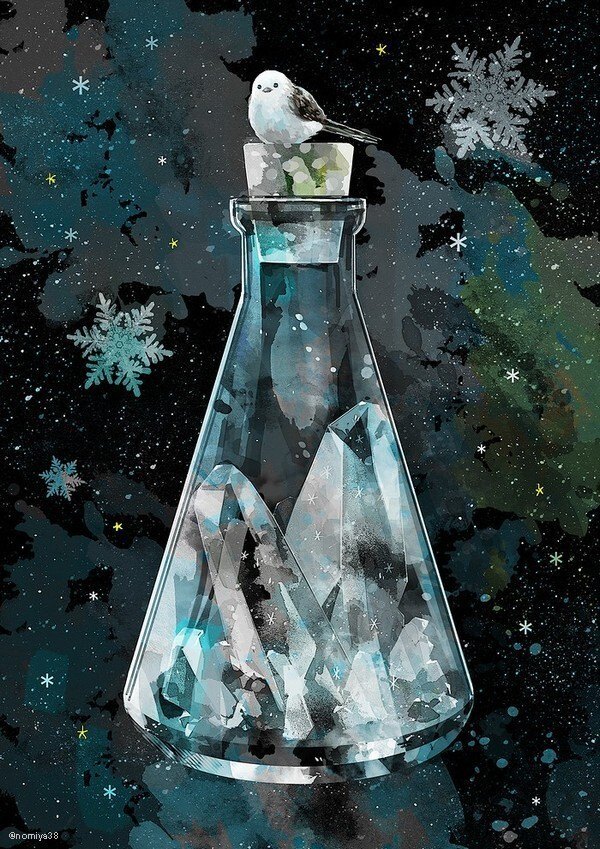 治愈 唯美 记忆 瓶中星辰