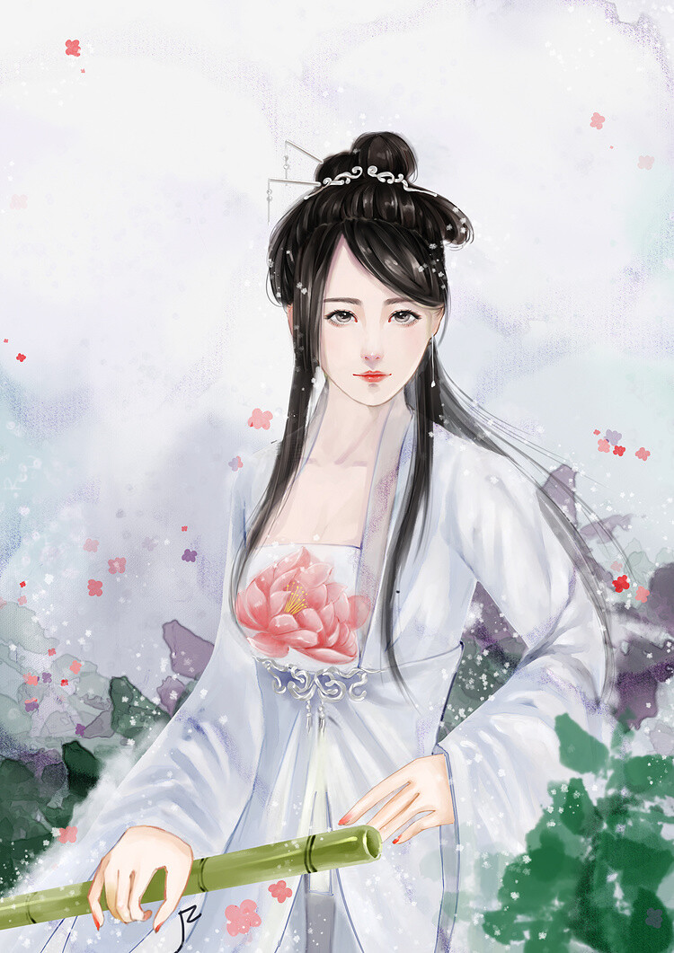 古风美人剑网三转手绘