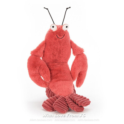 英国jellycat授权正品！Larry Lobster 拉里龙虾 安抚毛绒玩偶