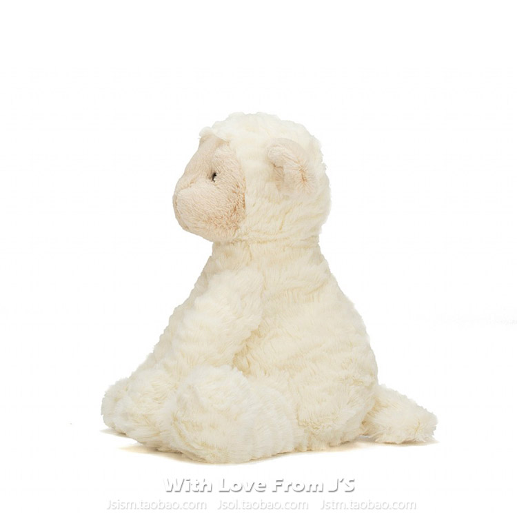 英国jellycat正品！Fuddlewuddle Lamb 波浪毛小白羊 羊 毛绒玩偶