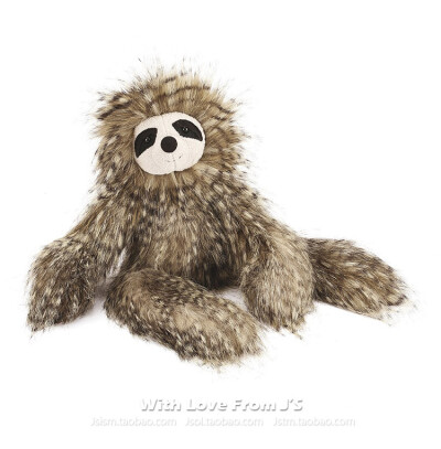 英国jellycat授权正品 CYRIL SLOTH 长毛树懒 闪电！毛绒安抚玩偶