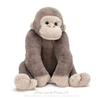 英国jellycat正品！Gregory Gorilla 呆萌大猩猩 毛绒安抚玩偶