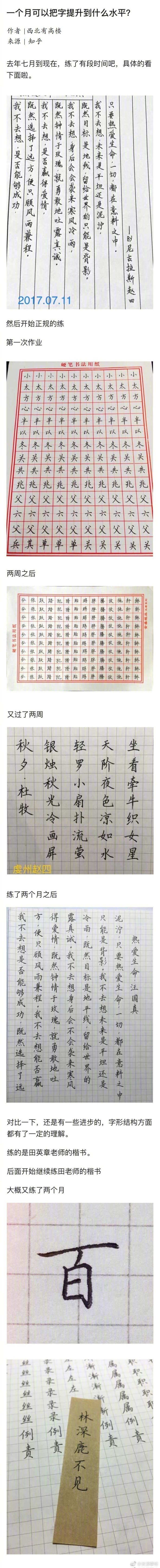 【经验贴】练字经验贴 ​​​​