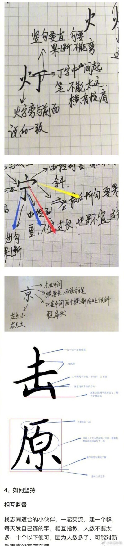 【经验贴】练字经验贴 ​​​​