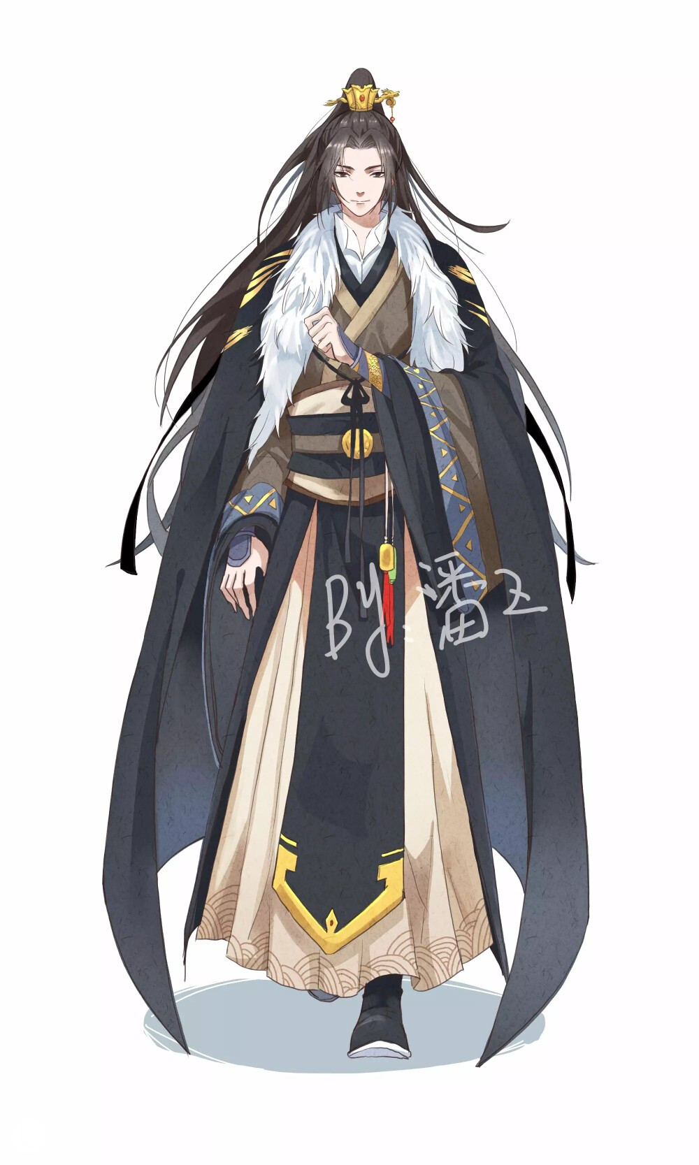 古风古韵中国风手帐素材插画手绘彩绘头像壁纸