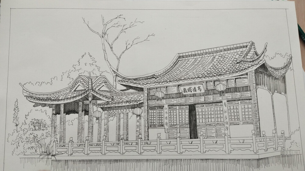 建筑速写