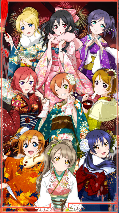 lovelive 新年壁纸