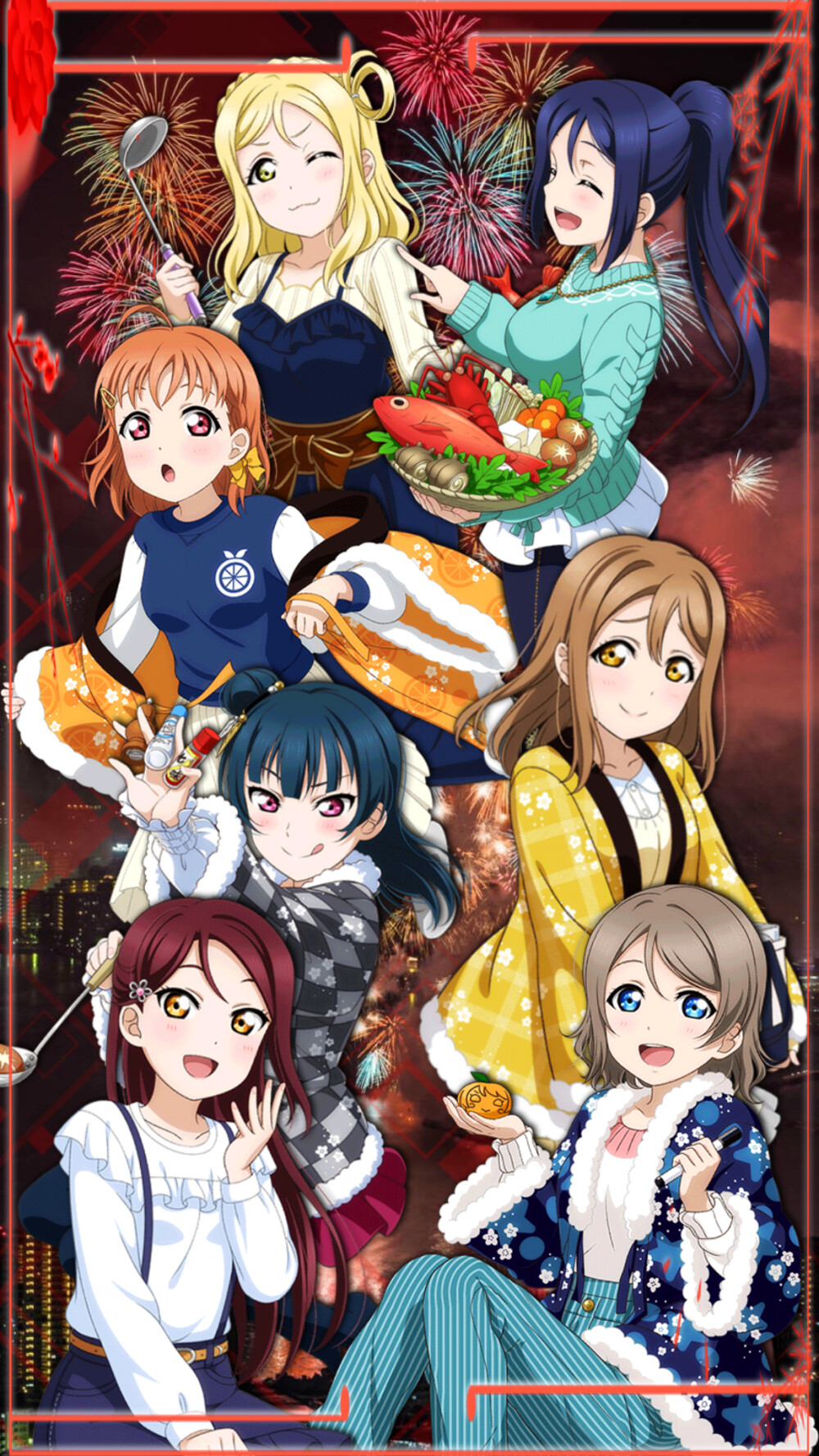 lovelive sunshine 水团新年