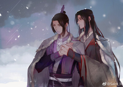 云梦双杰#江澄和魏无羡#
源自 微博@Saint _lll