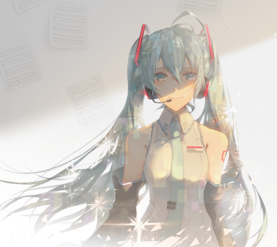 VOCALOID 初音未来 绘师：saihate（p id=2254287） 本作品id=72967760