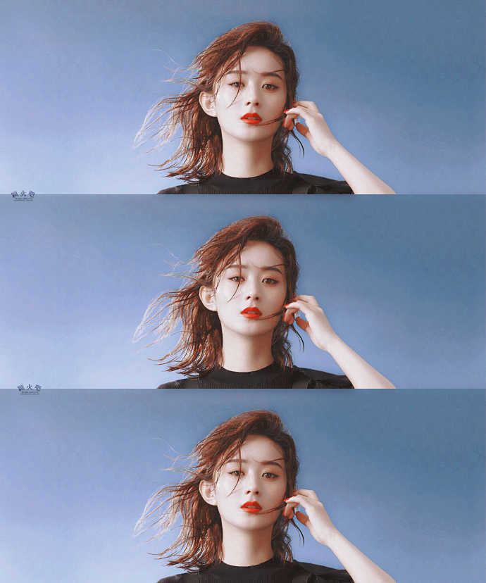 颖.
丽颖.
赵丽颖.
她的圆脸.
她的一双眸.
她的一撇一笑.
她的每一个动作.
她的每部影视作品.
她的清丽如诗的优雅.
她那每一个奋斗的结果.
都深深感动这每一个虫子.
她是个惹人怜的女明星.
她走上红毯特别小心.
因为她怕用错言语.
惹旁人尴尬生气.
这是赵丽颖啊.
三个字的她.
美好如光.
愿她安.
恋她.
♡.