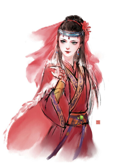 古风 古韵 中国风 手帐素材 插画 手绘 彩绘 头像 壁纸
微博：壳中蝎