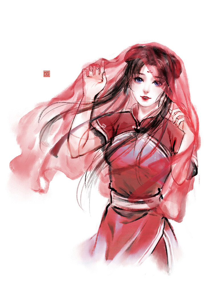 古风 古韵 中国风 手帐素材 插画 手绘 彩绘 头像 壁纸
微博：壳中蝎