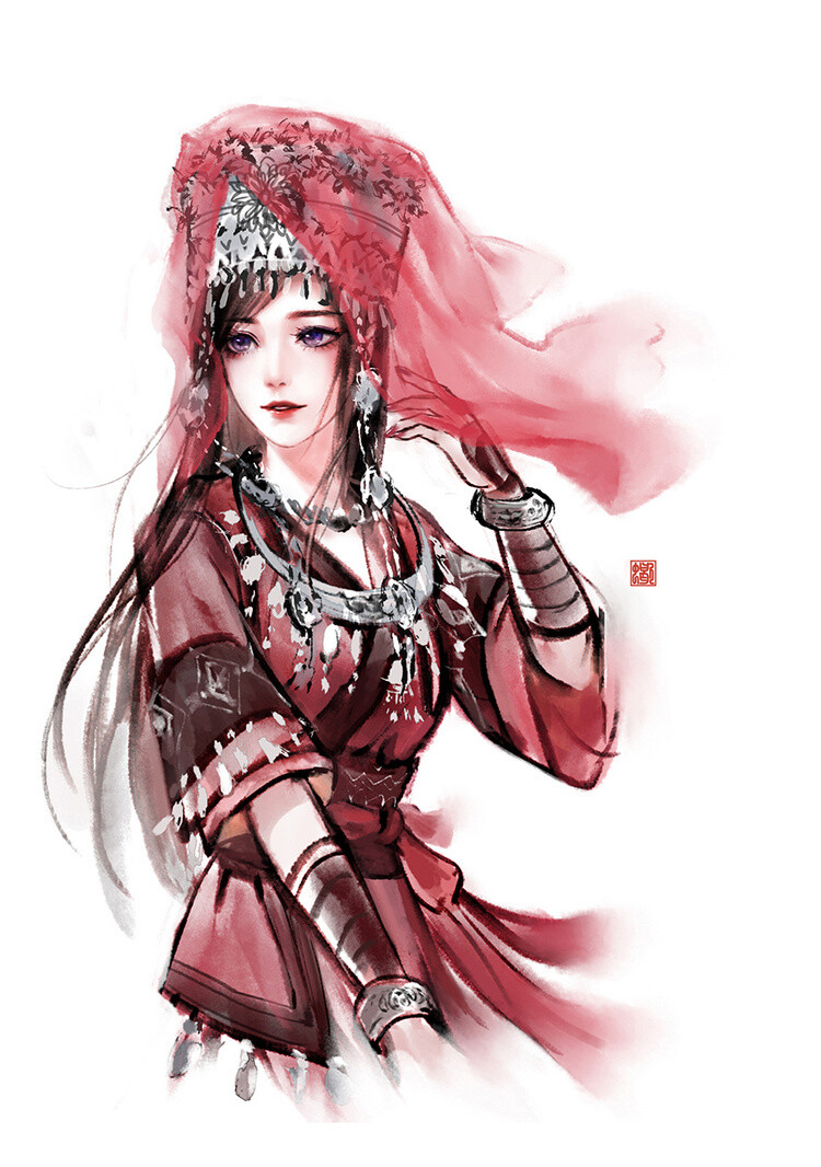 古风 古韵 中国风 手帐素材 插画 手绘 彩绘 头像 壁纸
微博：壳中蝎