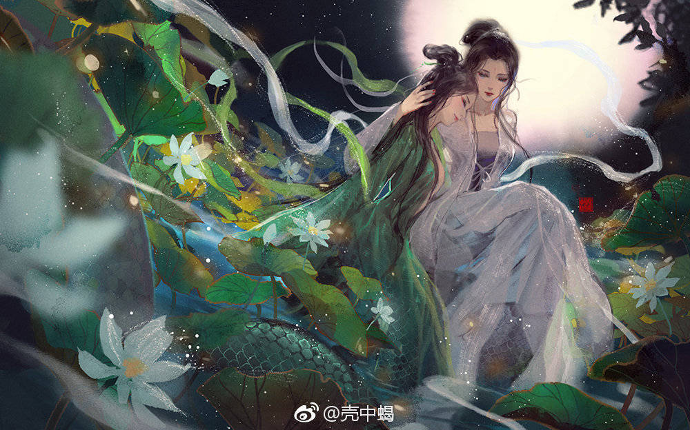 古风 古韵 中国风 手帐素材 插画 手绘 彩绘 头像 壁纸
微博：壳中蝎