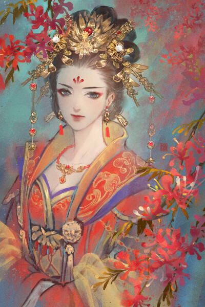 古风 古韵 中国风 手帐素材 插画 手绘 彩绘 头像 壁纸
微博：壳中蝎