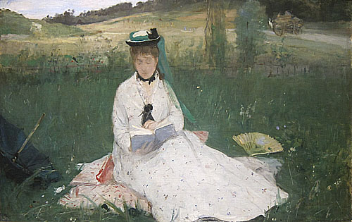 《朗读》 莫里索（BertheMorisot）