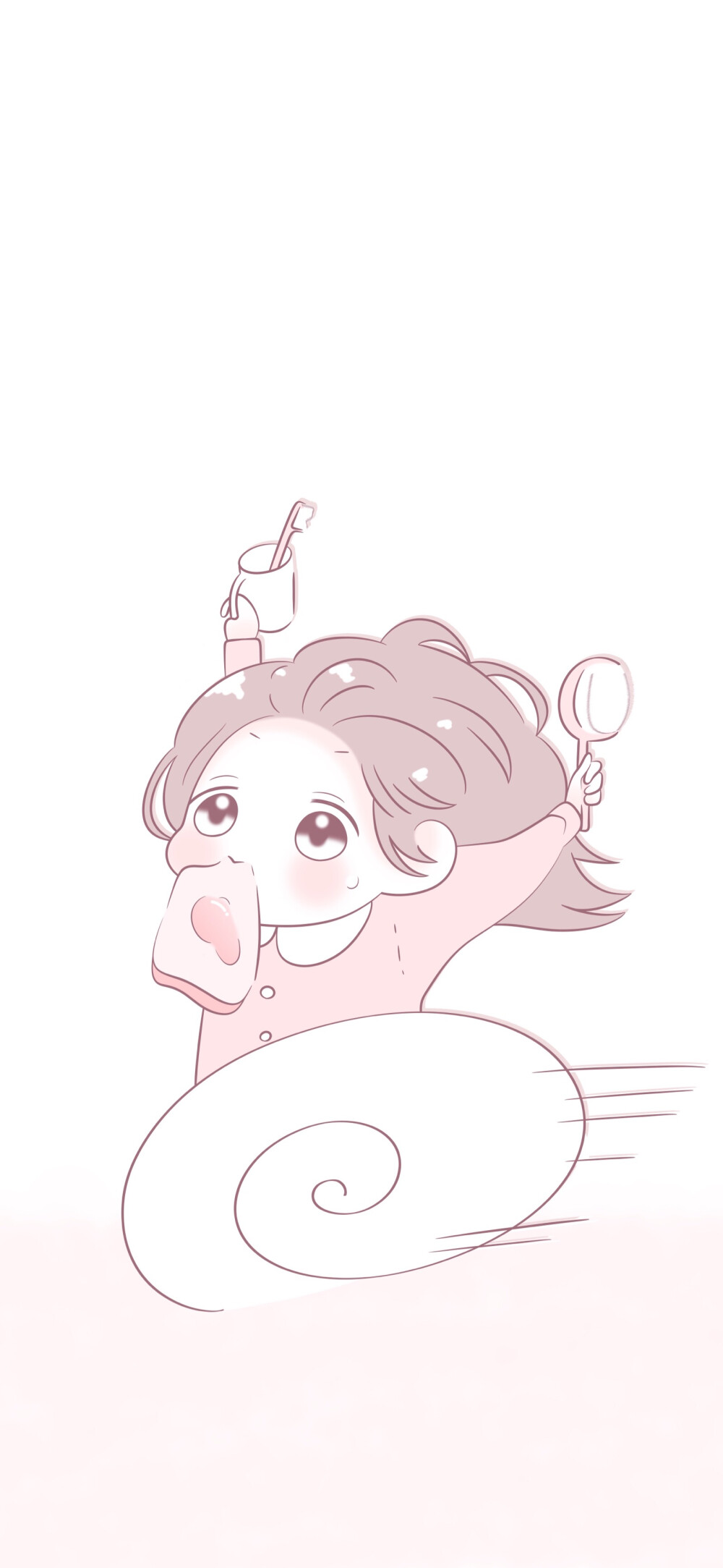 自描可爱壁纸