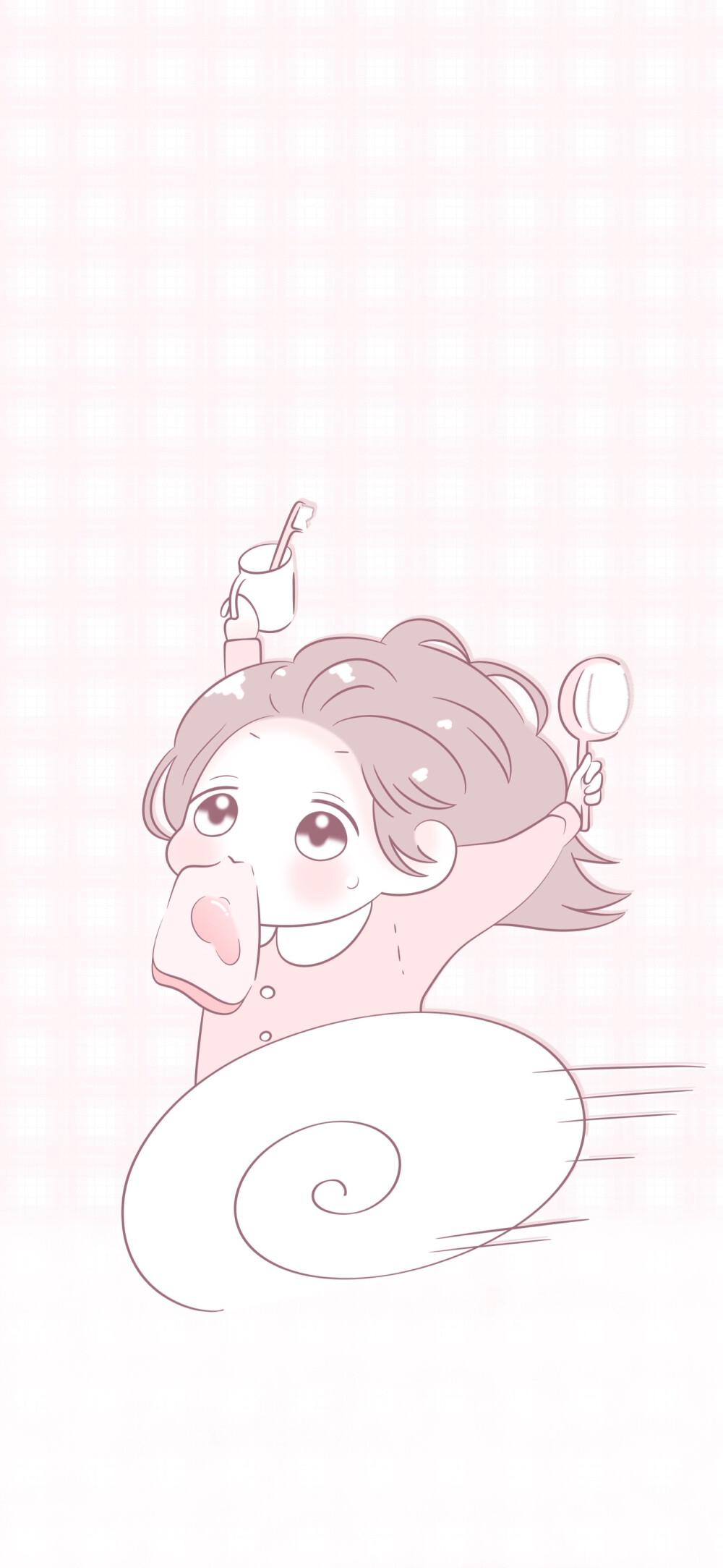 自描可爱壁纸